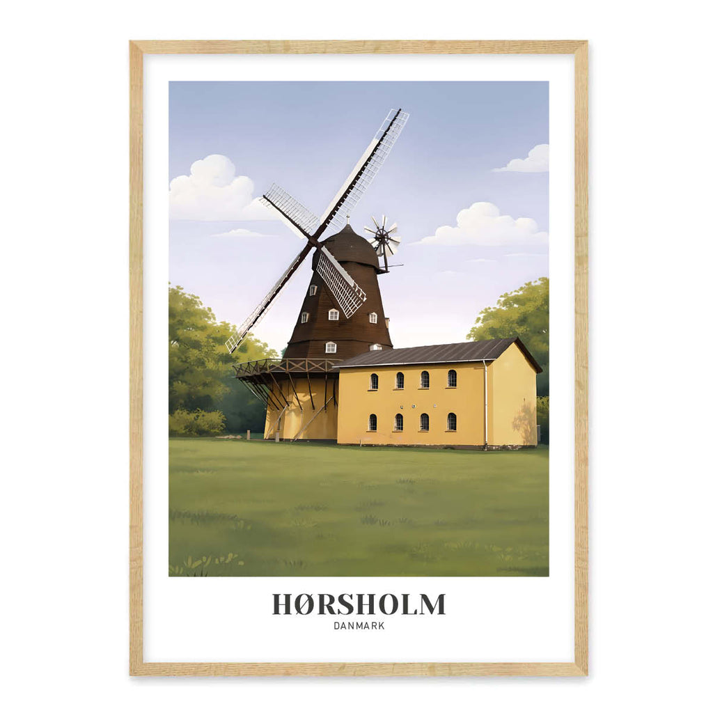 Hørsholm plakat - gave byplakat