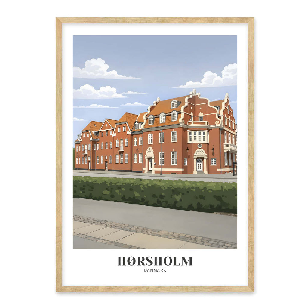 Hørsholm plakat - gave byplakat