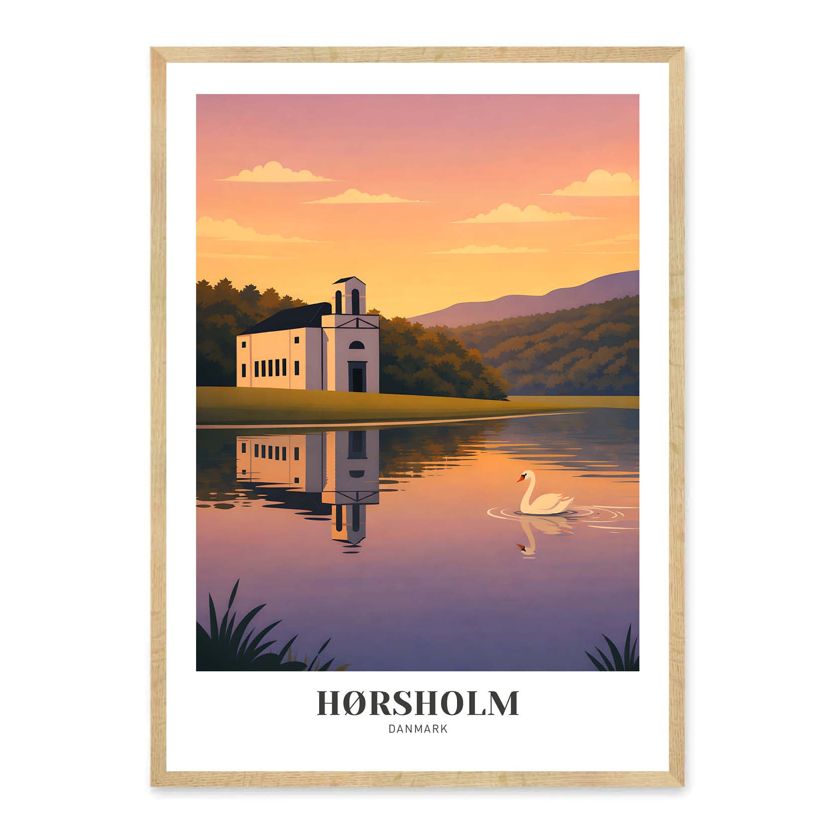 Hørsholm plakat - gave byplakat