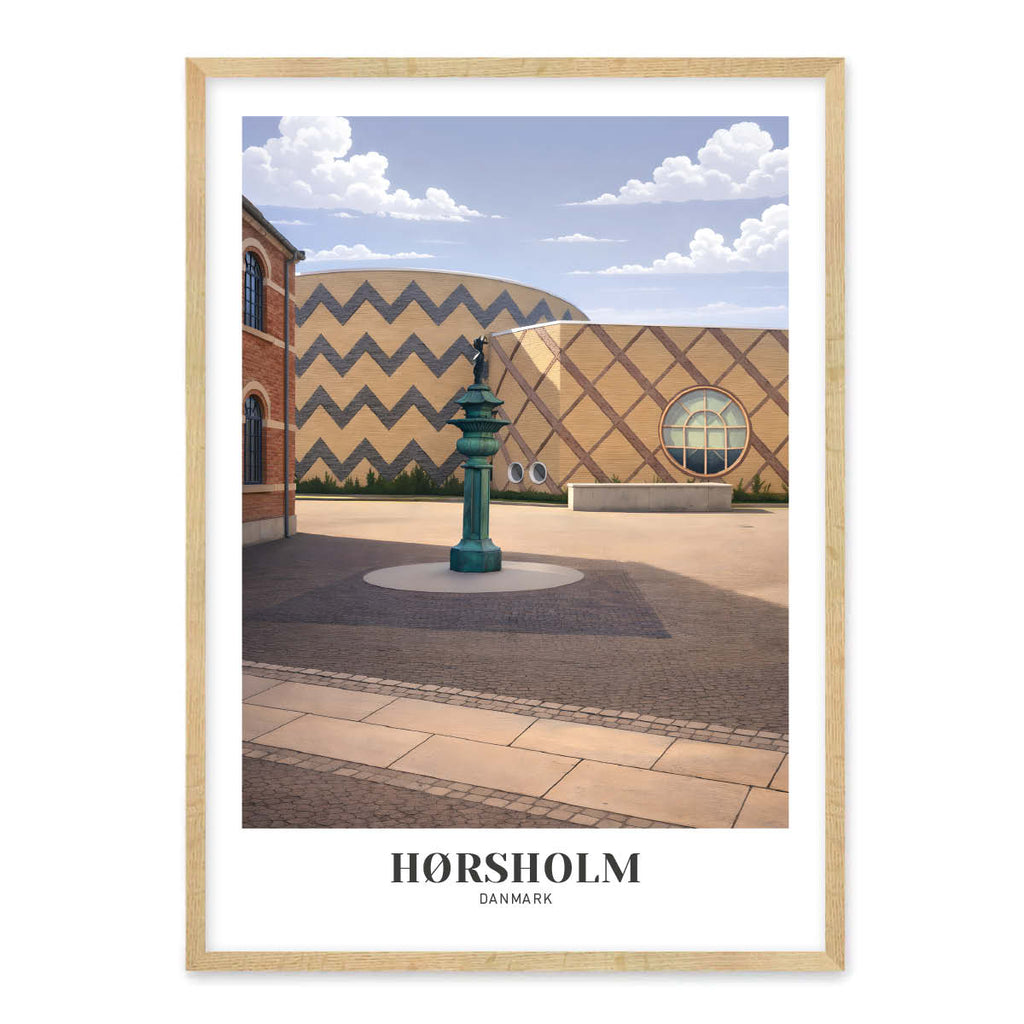 Hørsholm plakat - gave byplakat