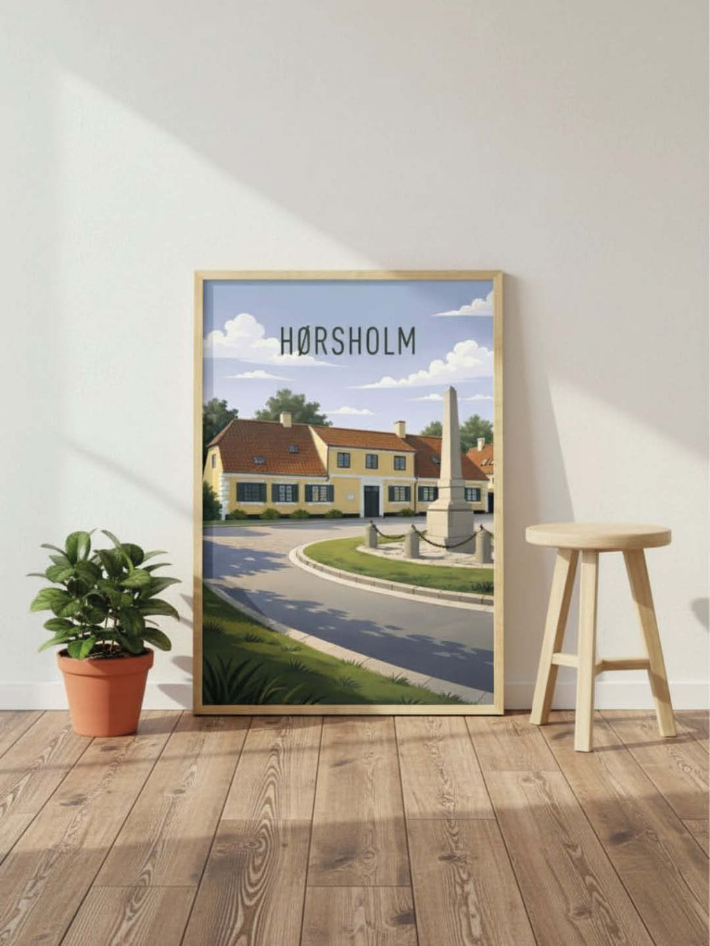 Hørsholm plakat - gave byplakat