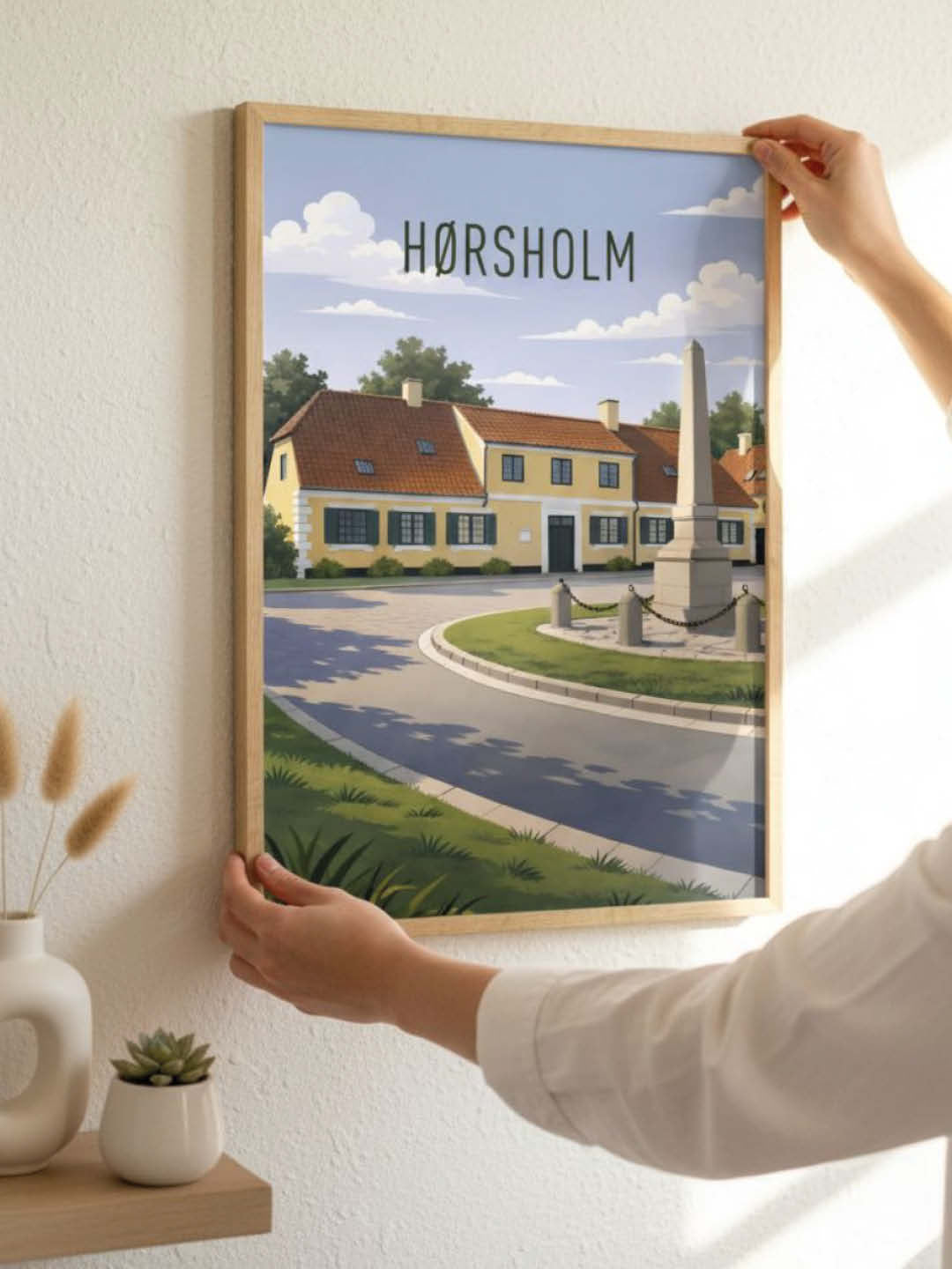 Hørsholm plakat - gave byplakat