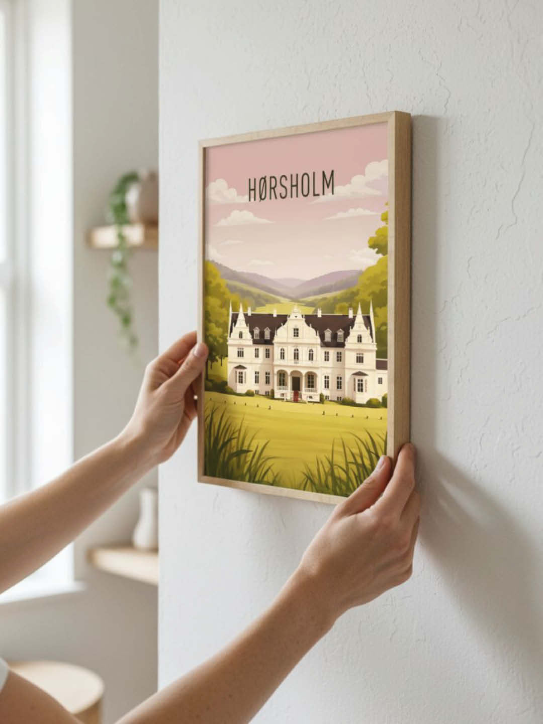 Hørsholm plakat - gave byplakat