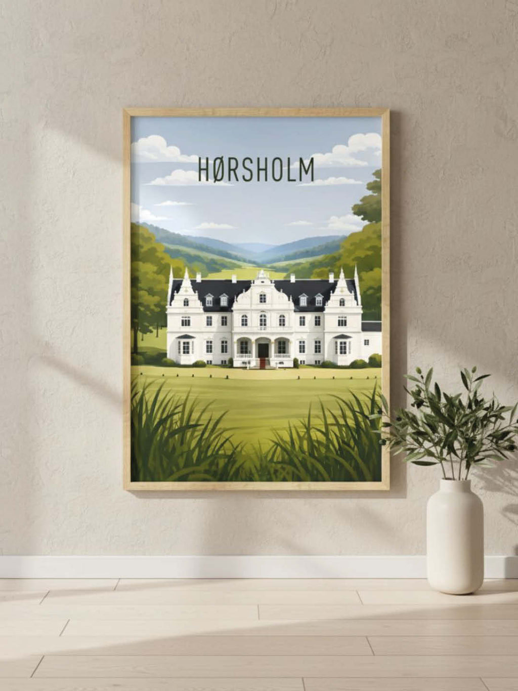 Hørsholm plakat - gave byplakat