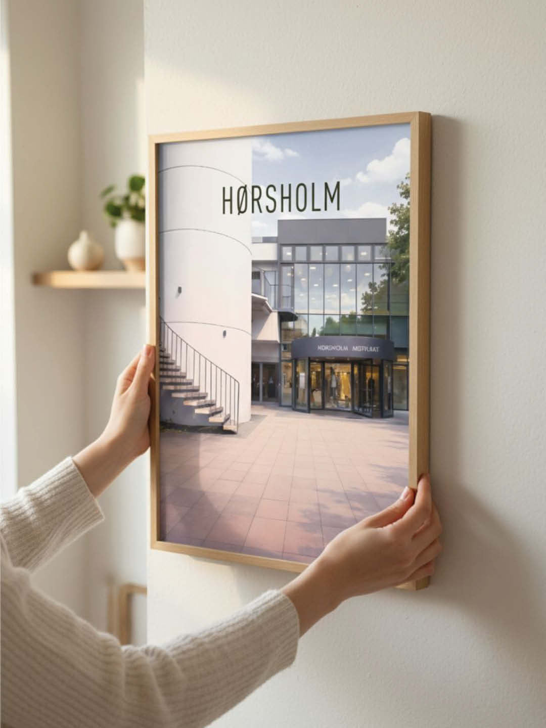 Hørsholm plakat - gave byplakat