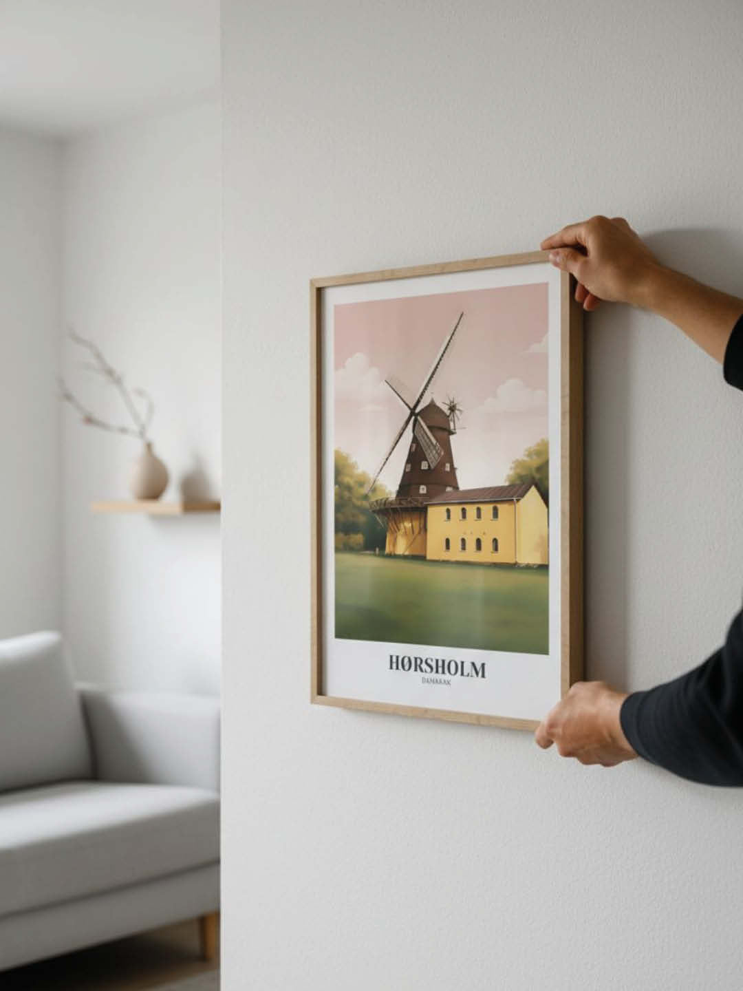 Hørsholm plakat - gave byplakat