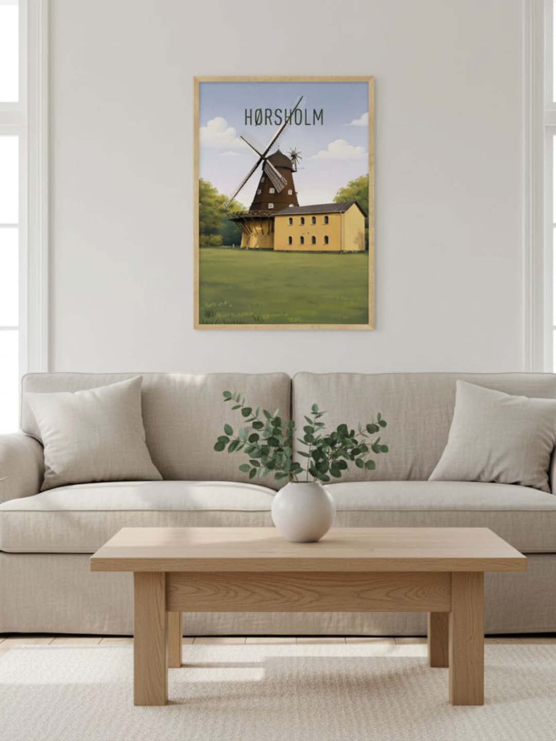 Hørsholm plakat - gave byplakat