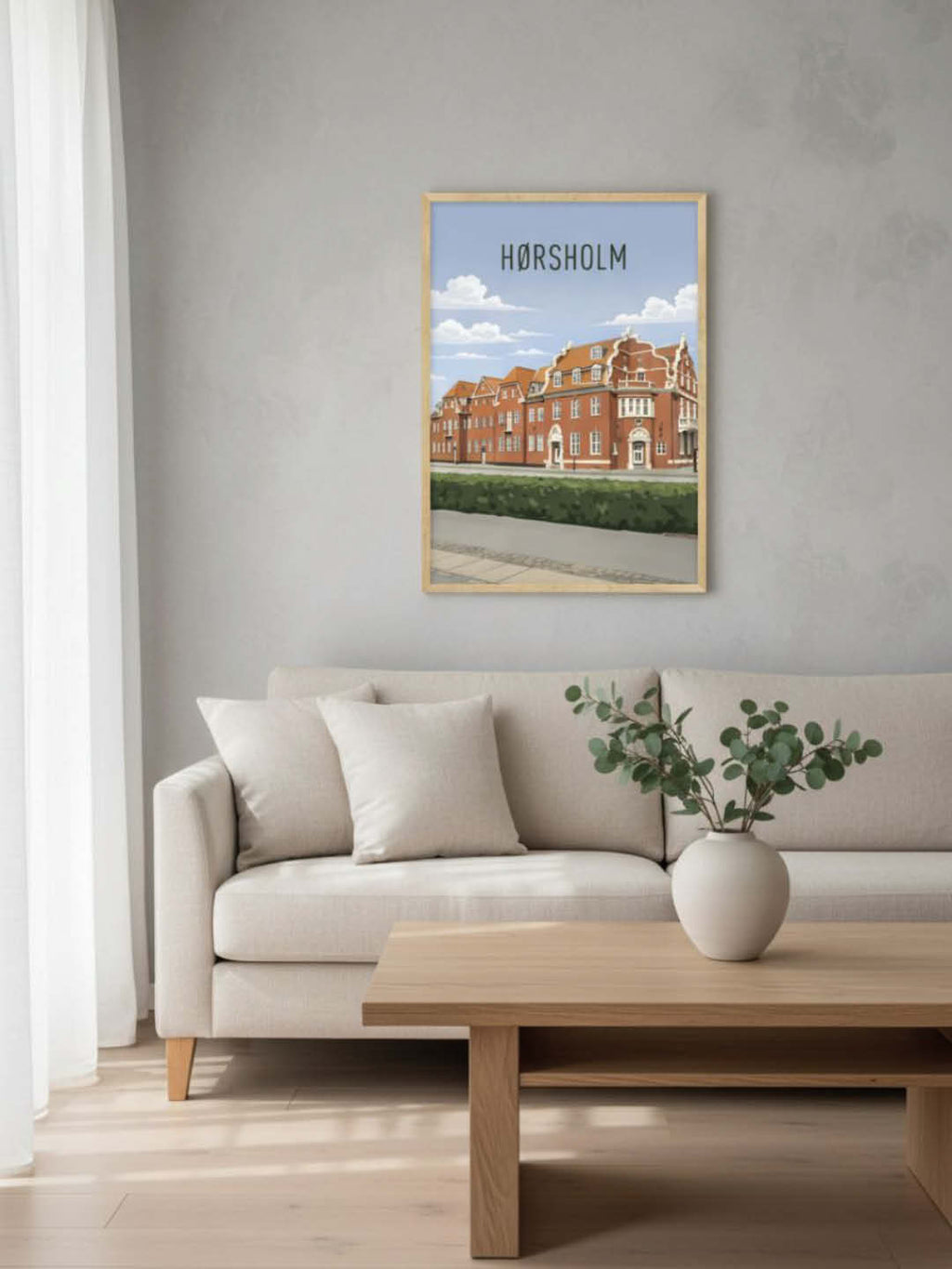 Hørsholm plakat - gave byplakat