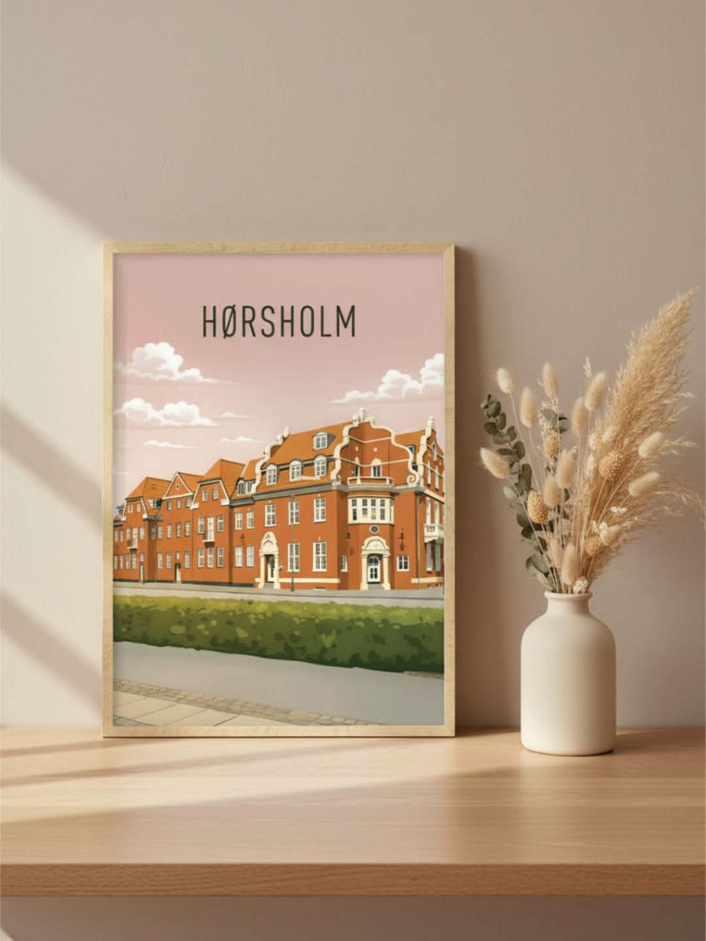 Hørsholm plakat - gave byplakat