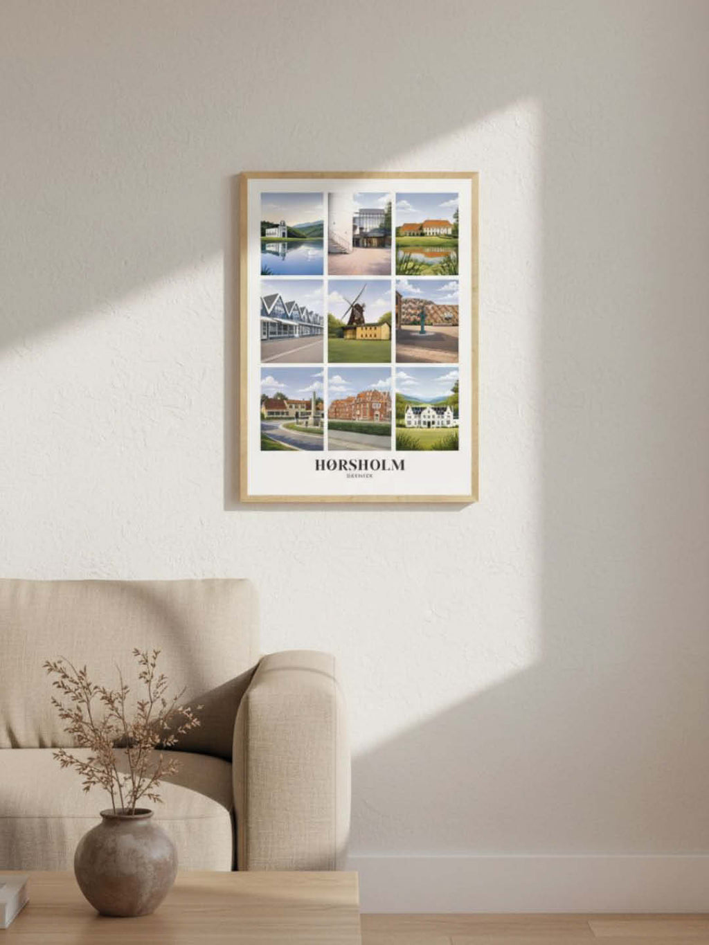Hørsholm plakat - gave byplakat