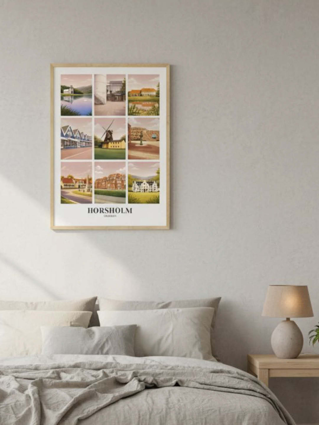 Hørsholm plakat - gave byplakat
