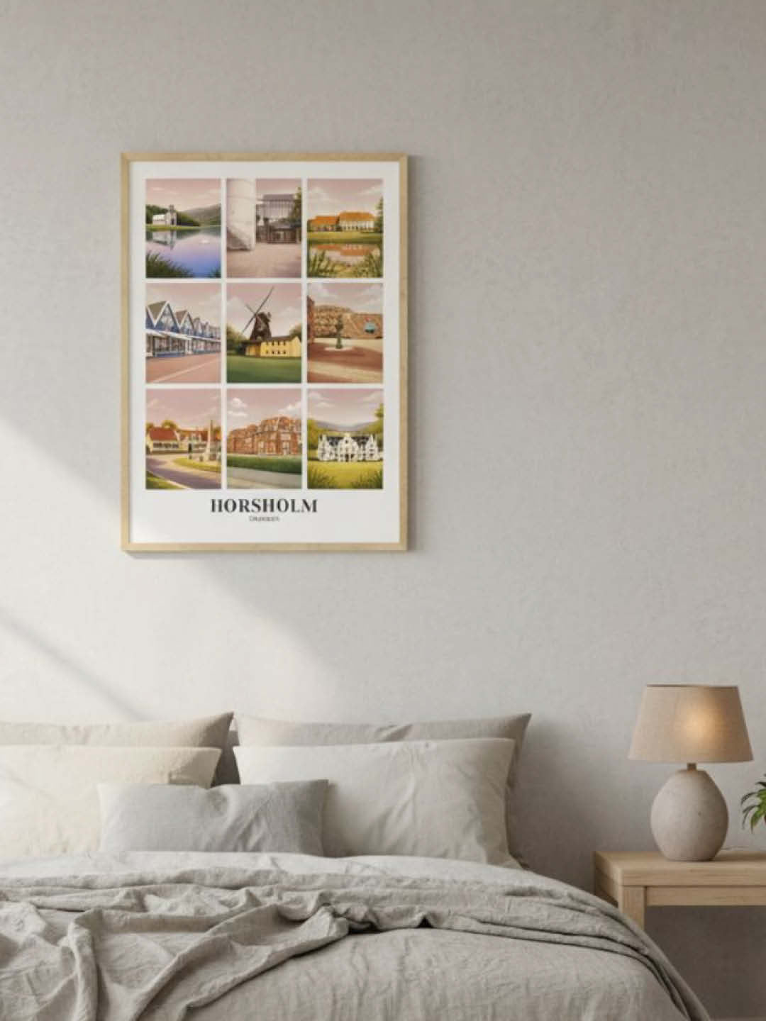 Hørsholm plakat - gave byplakat