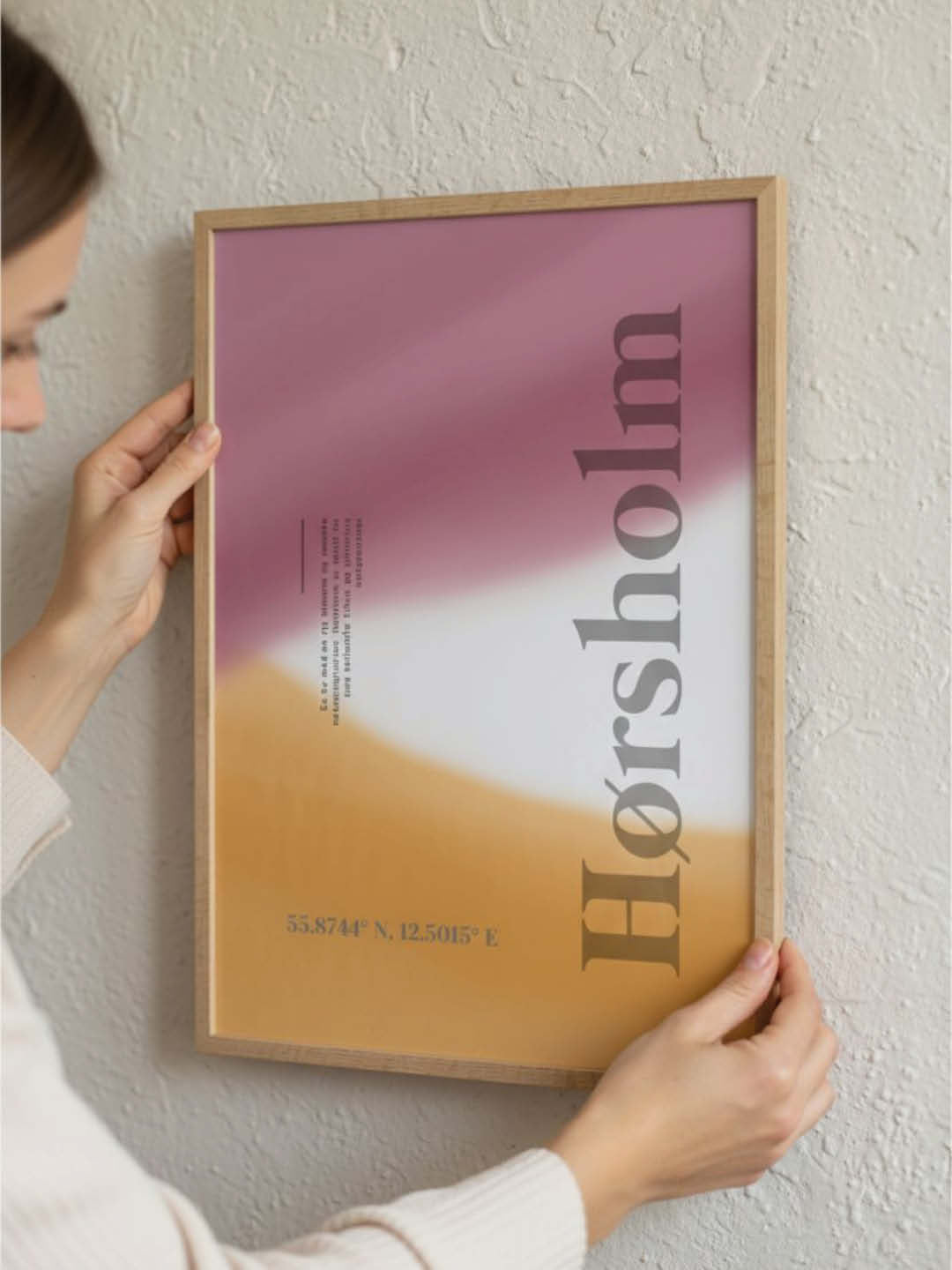 Hørsholm plakat - gave byplakat