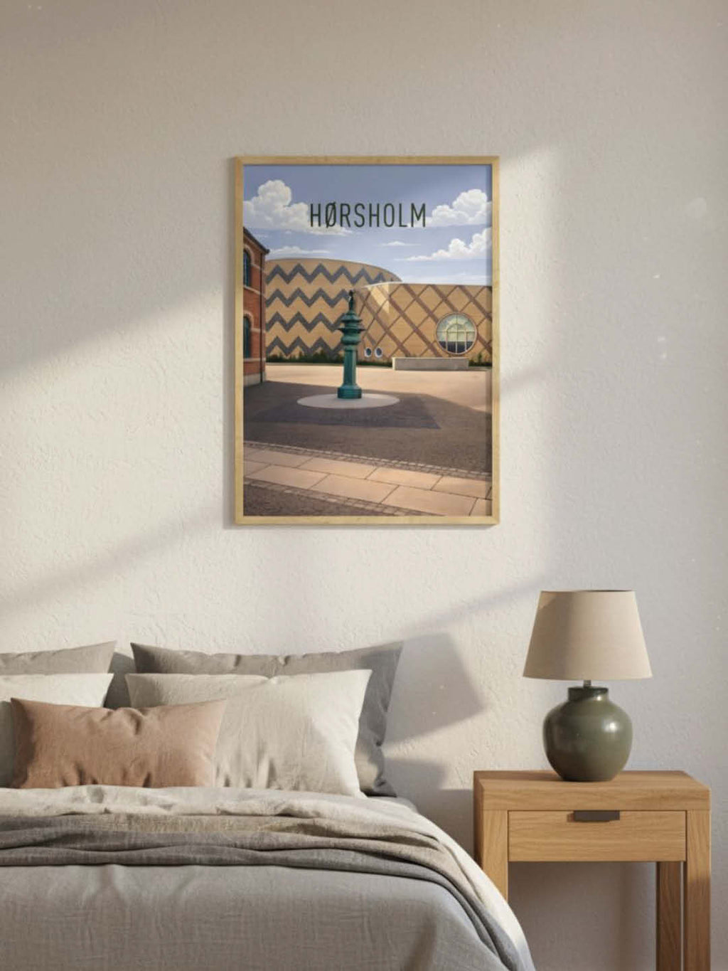 Hørsholm plakat - gave byplakat