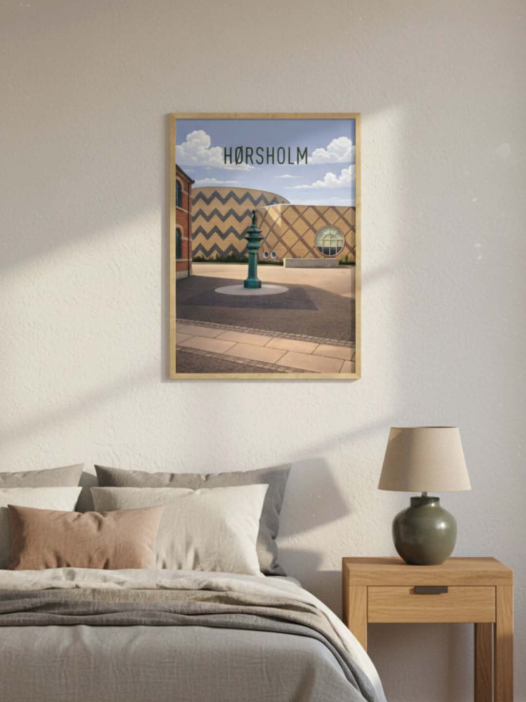 Hørsholm plakat - gave byplakat