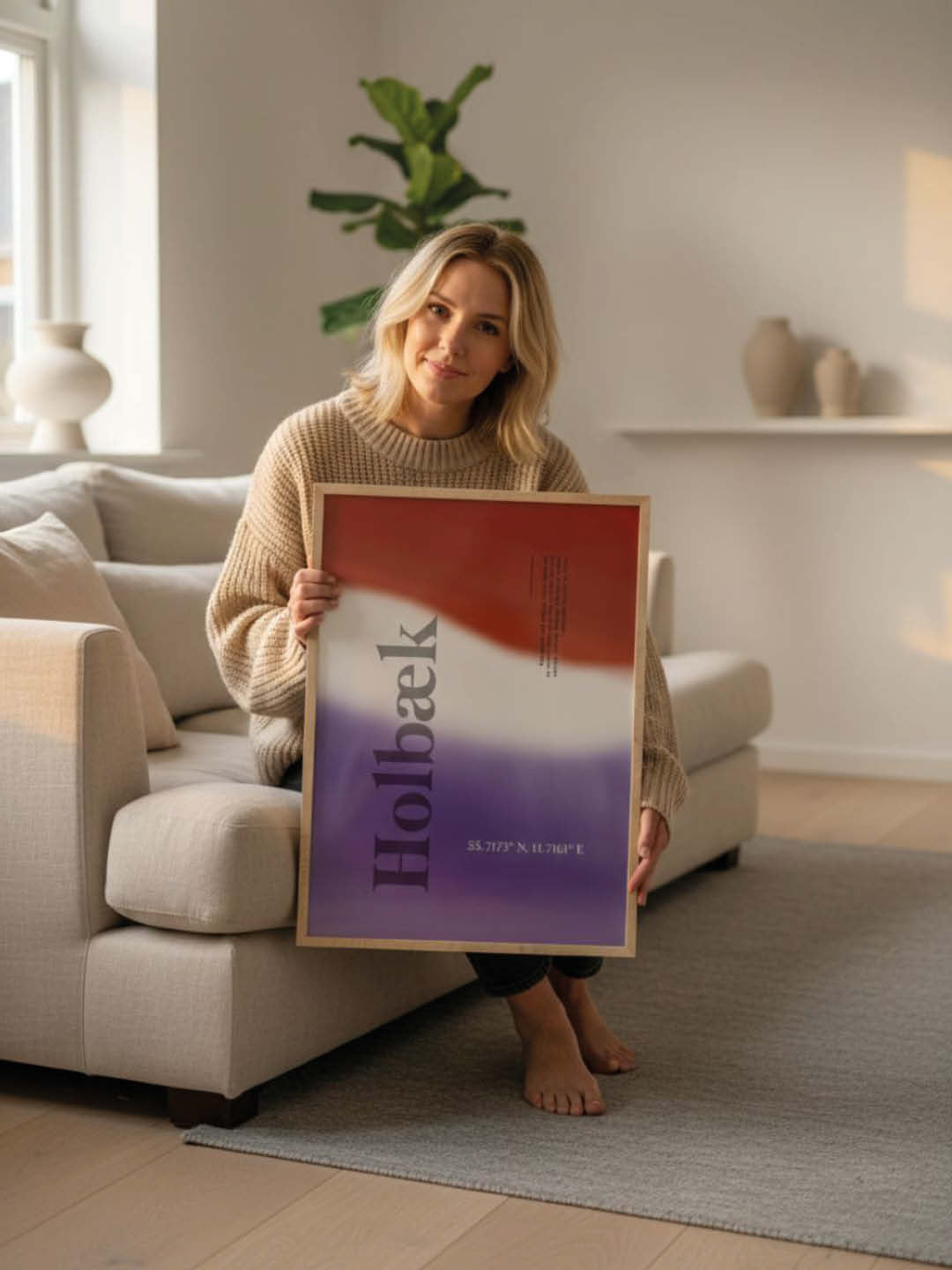 Holbæk plakat - gave byplakat