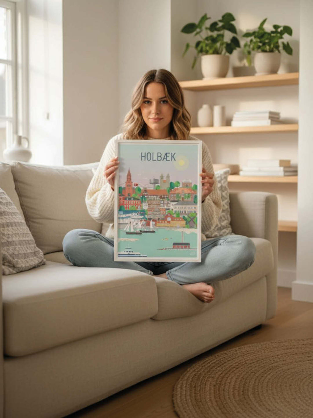Holbæk plakat - gave byplakat