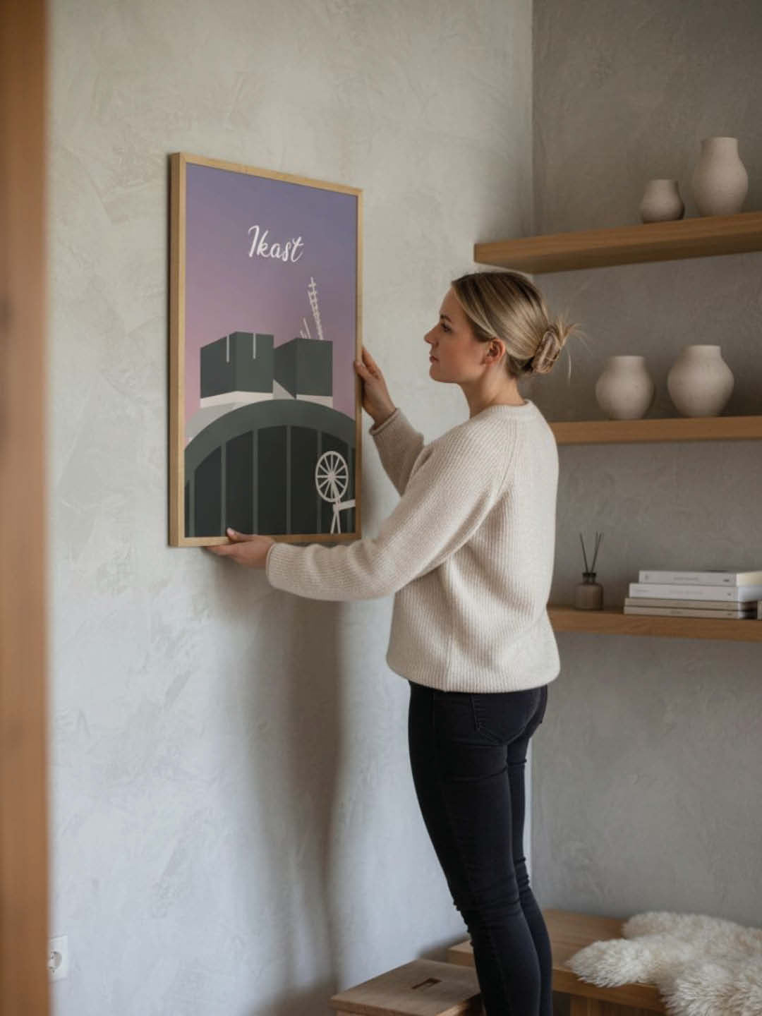 Ikast plakat - gave byplakat