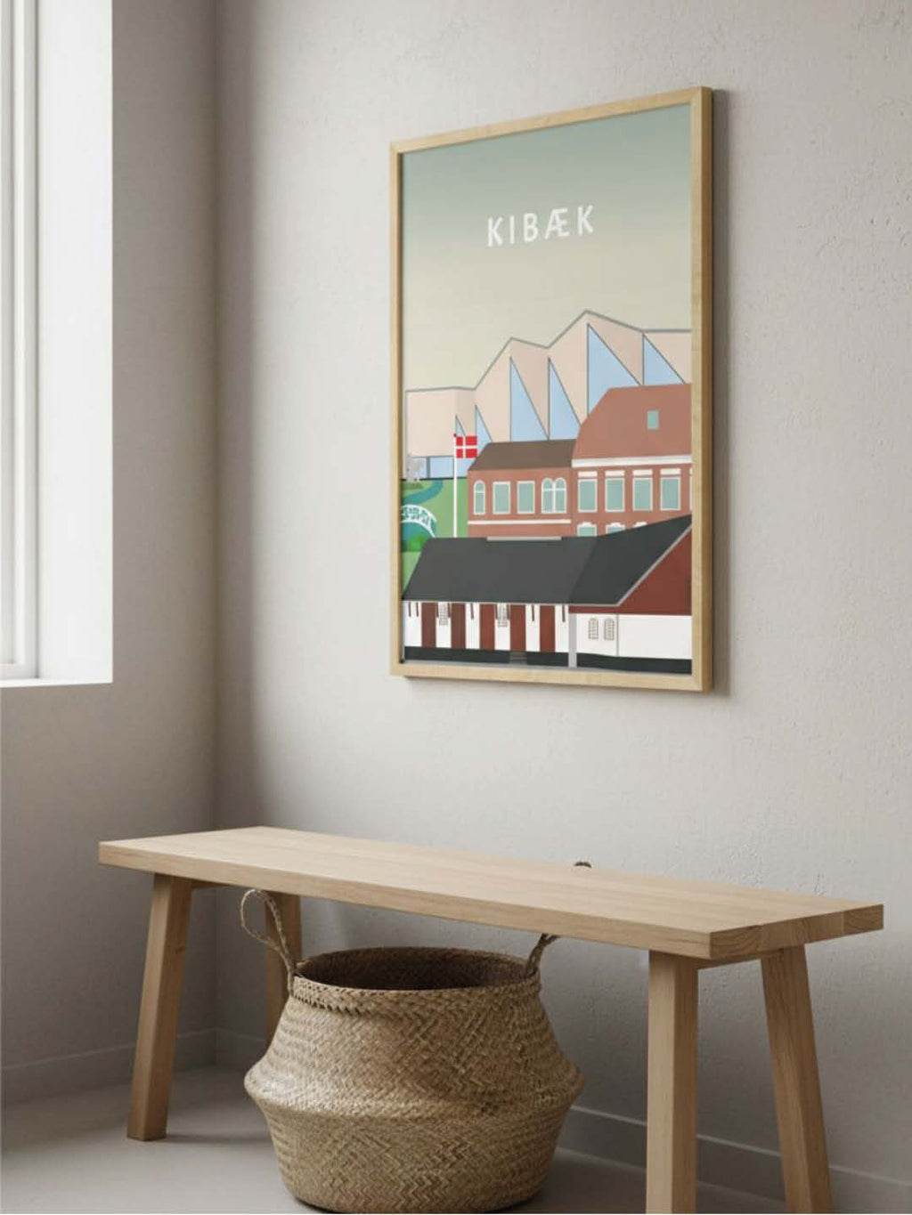 Kibæk plakat - gave byplakat