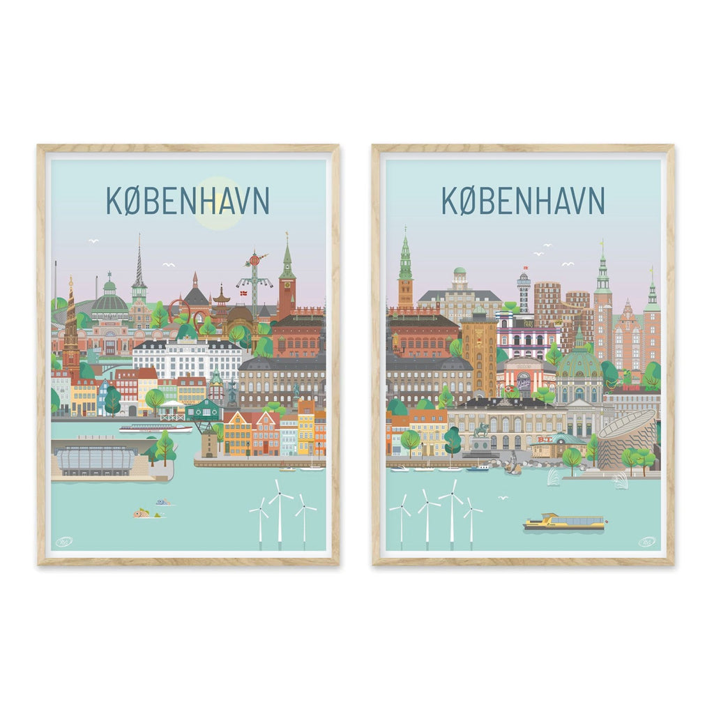København plakat - gave byplakat