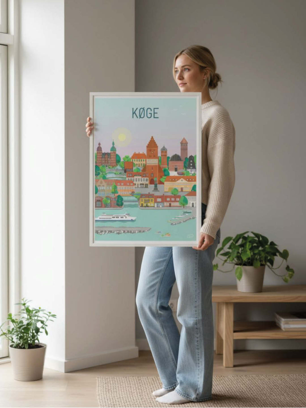 Køge plakat - gave byplakat