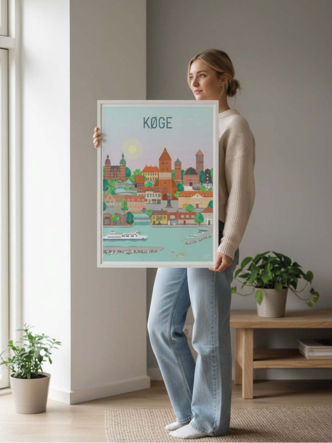 Køge plakat - gave byplakat