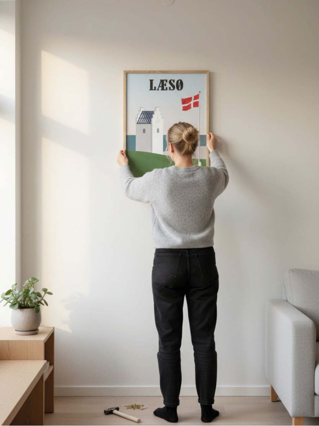 Læsø plakat - gave byplakat