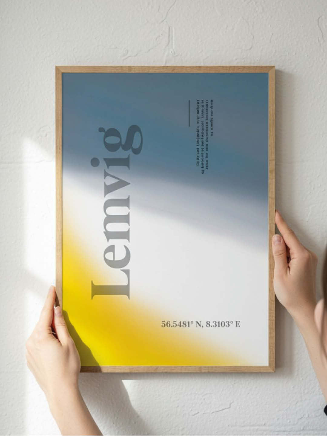 Lemvig plakat - gave byplakat