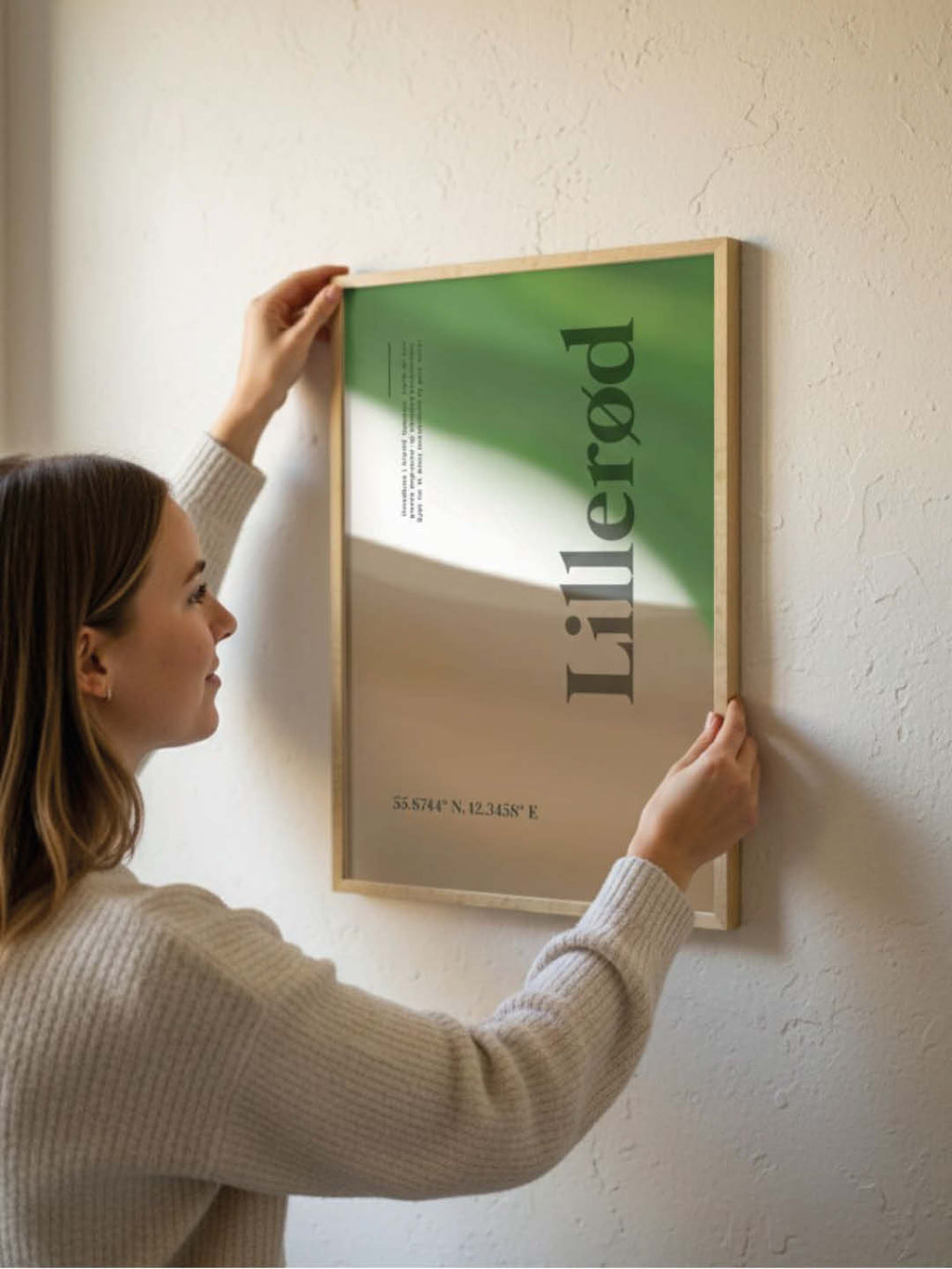 Lillerød plakat - gave byplakat