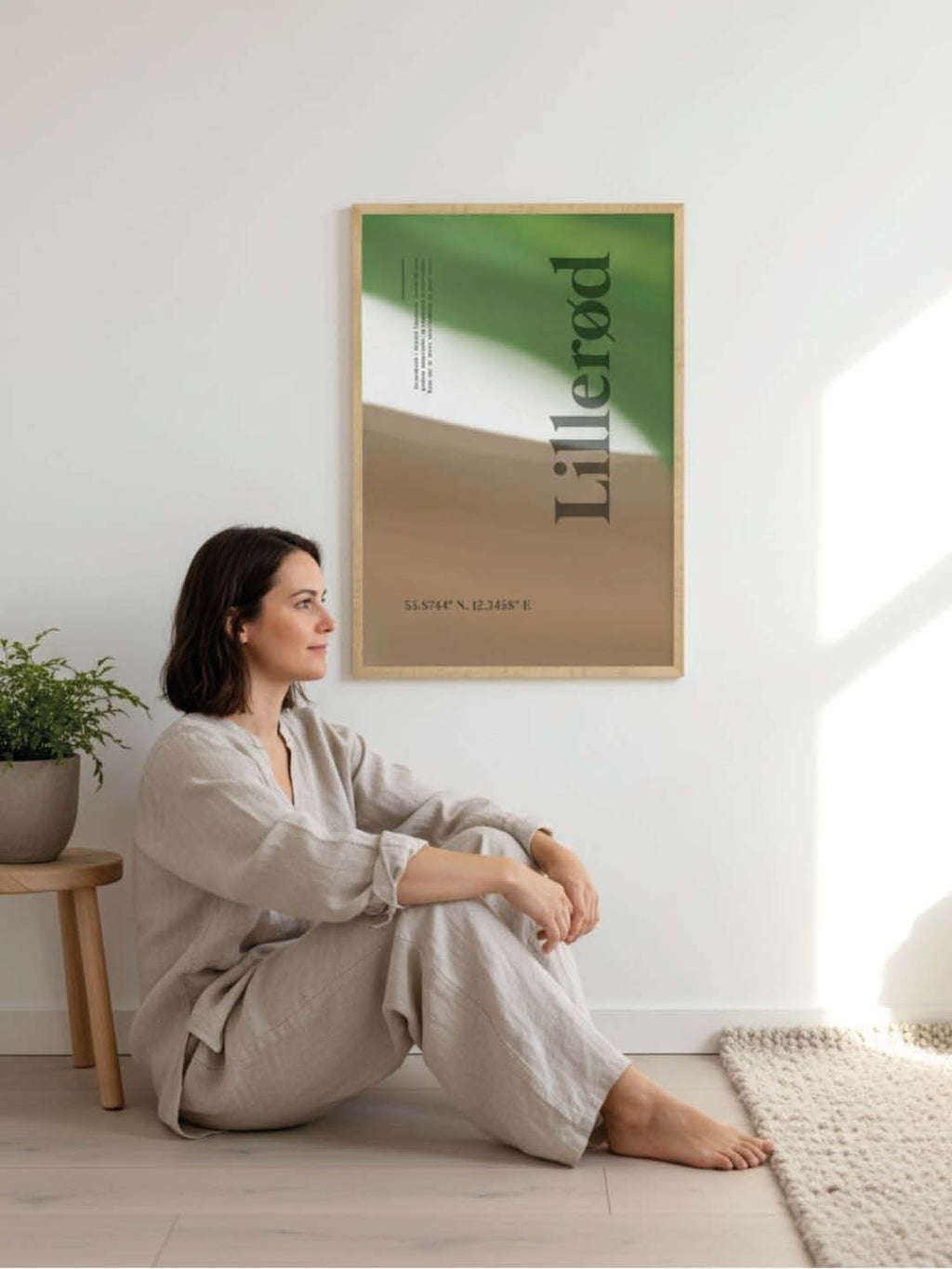 Lillerød plakat - gave byplakat