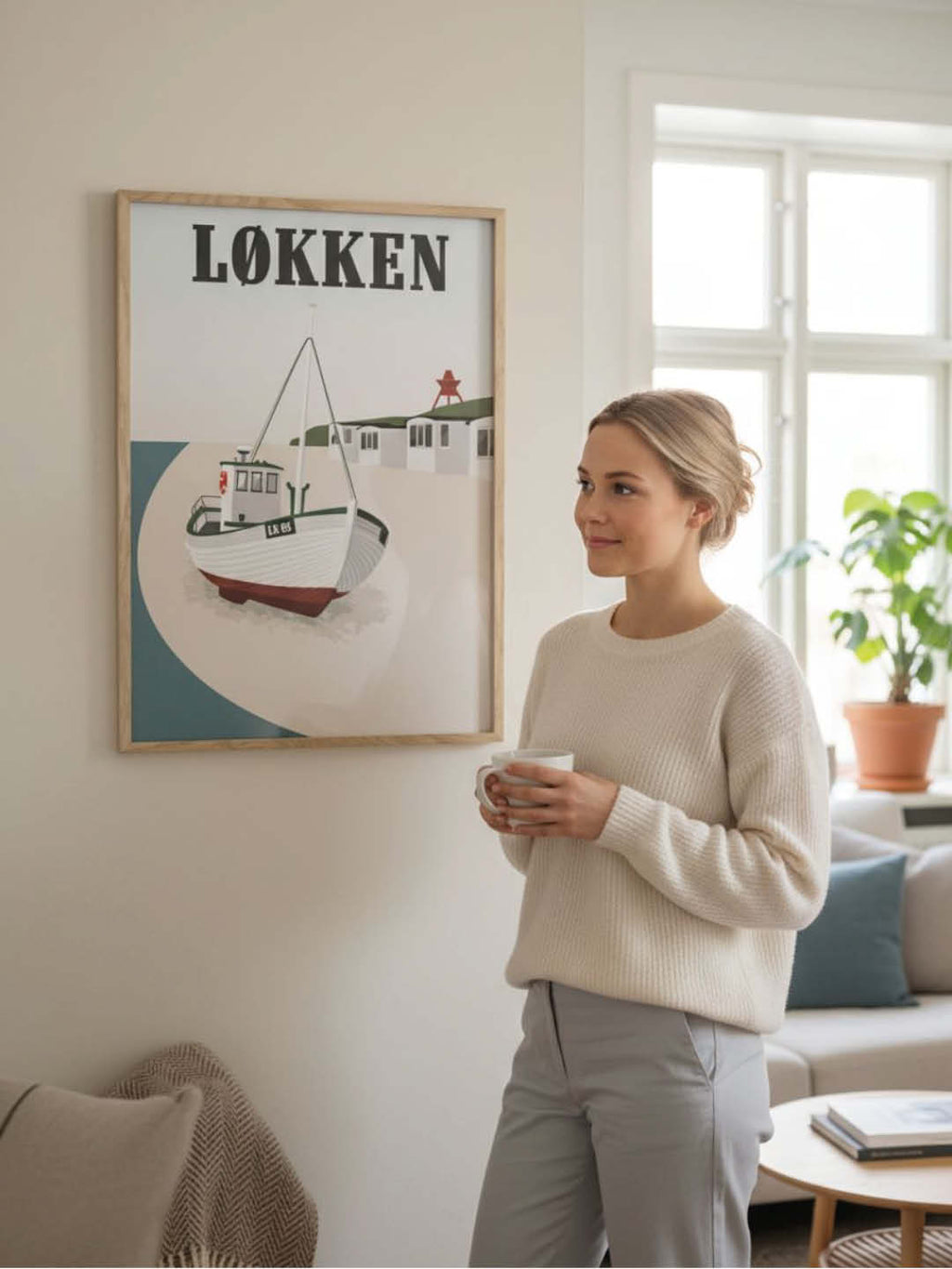 Løkken plakat - gave byplakat