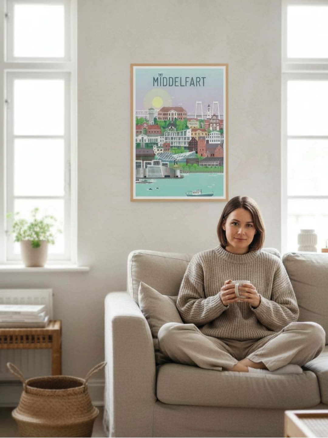 Middelfart plakat - gave byplakat