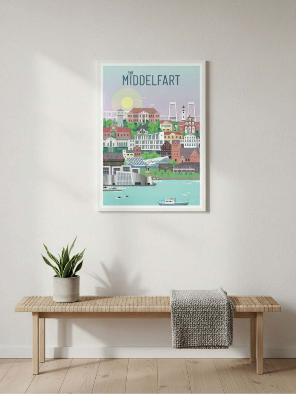 Middelfart plakat - gave byplakat