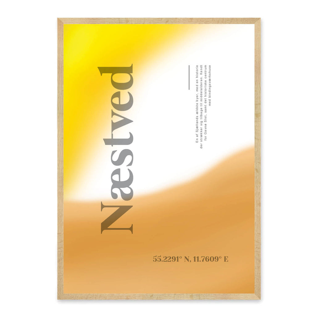 næstved plakat - gave byplakat