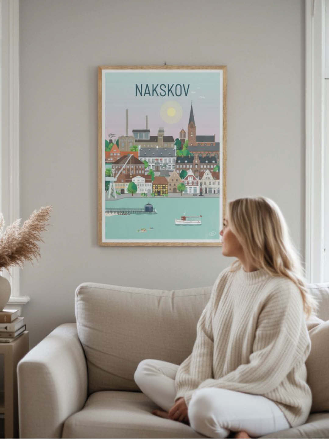 Nakskov plakat - gave byplakat