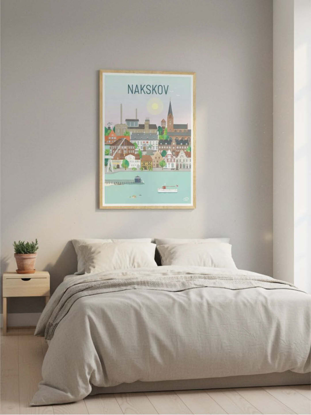Nakskov plakat - gave byplakat