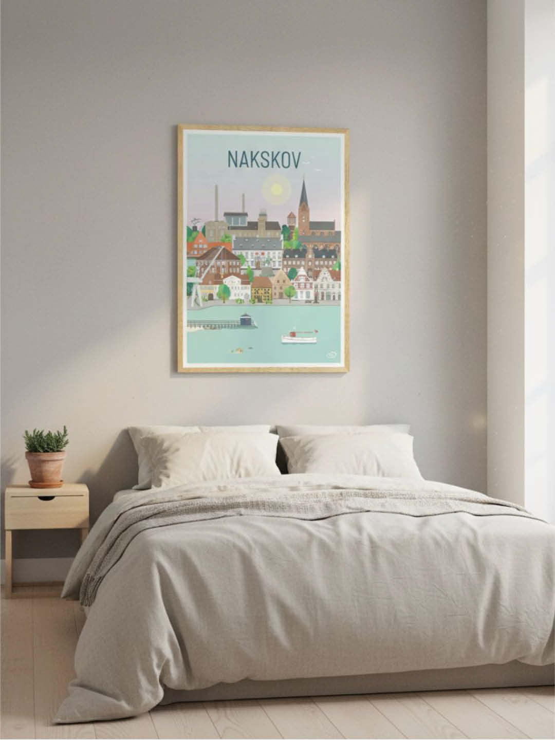 Nakskov plakat - gave byplakat