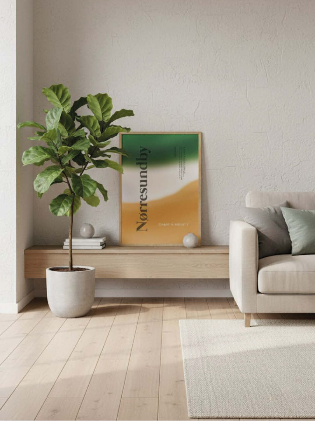 Nørresundby plakat - gave byplakat
