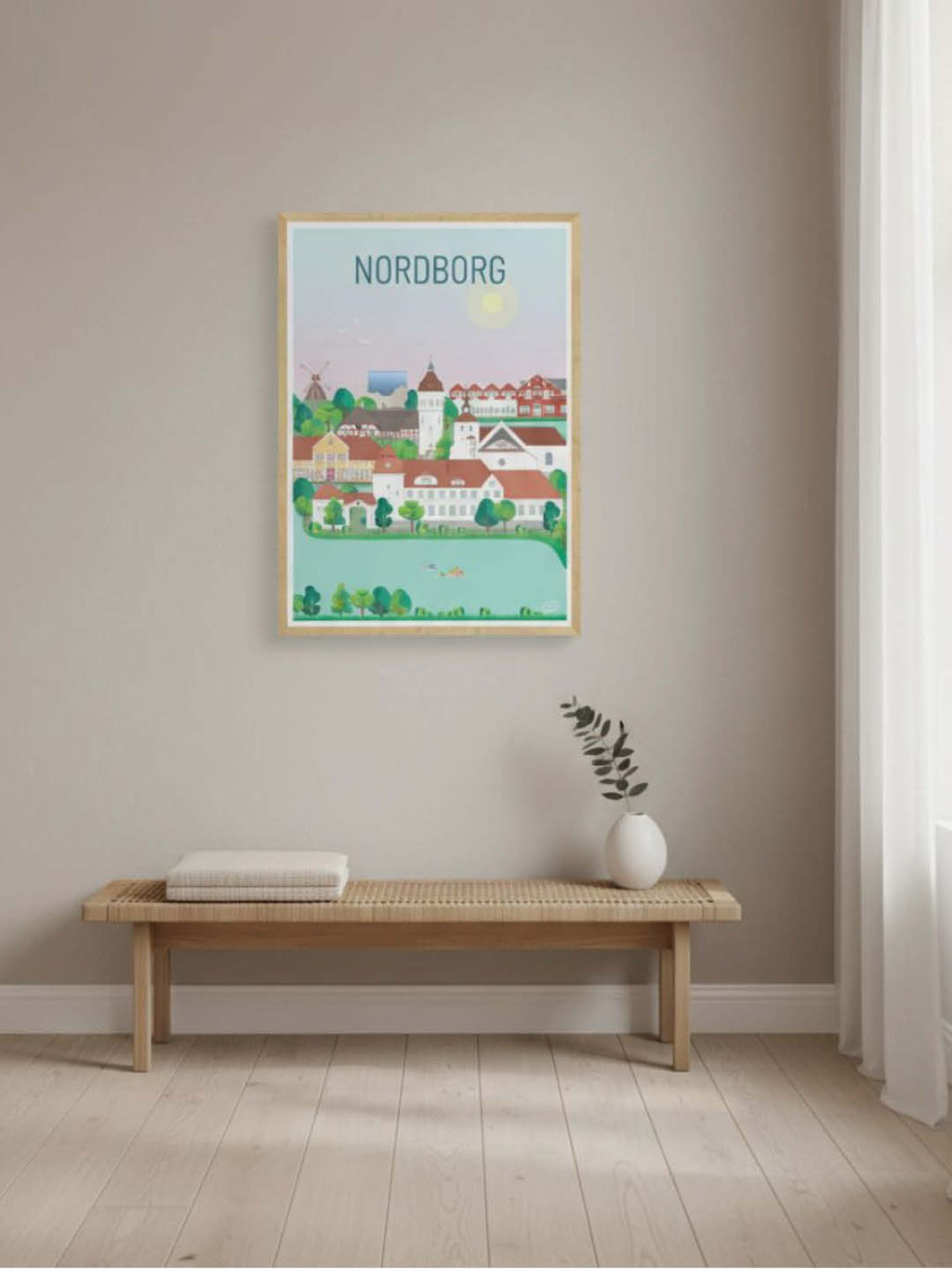Nordborg plakat - gave byplakat