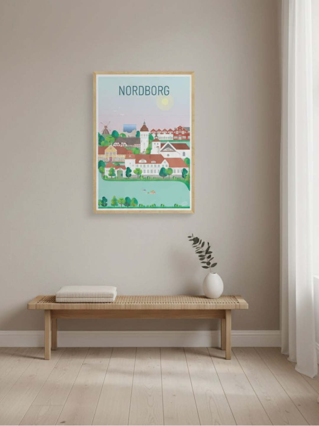 Nordborg plakat - gave byplakat