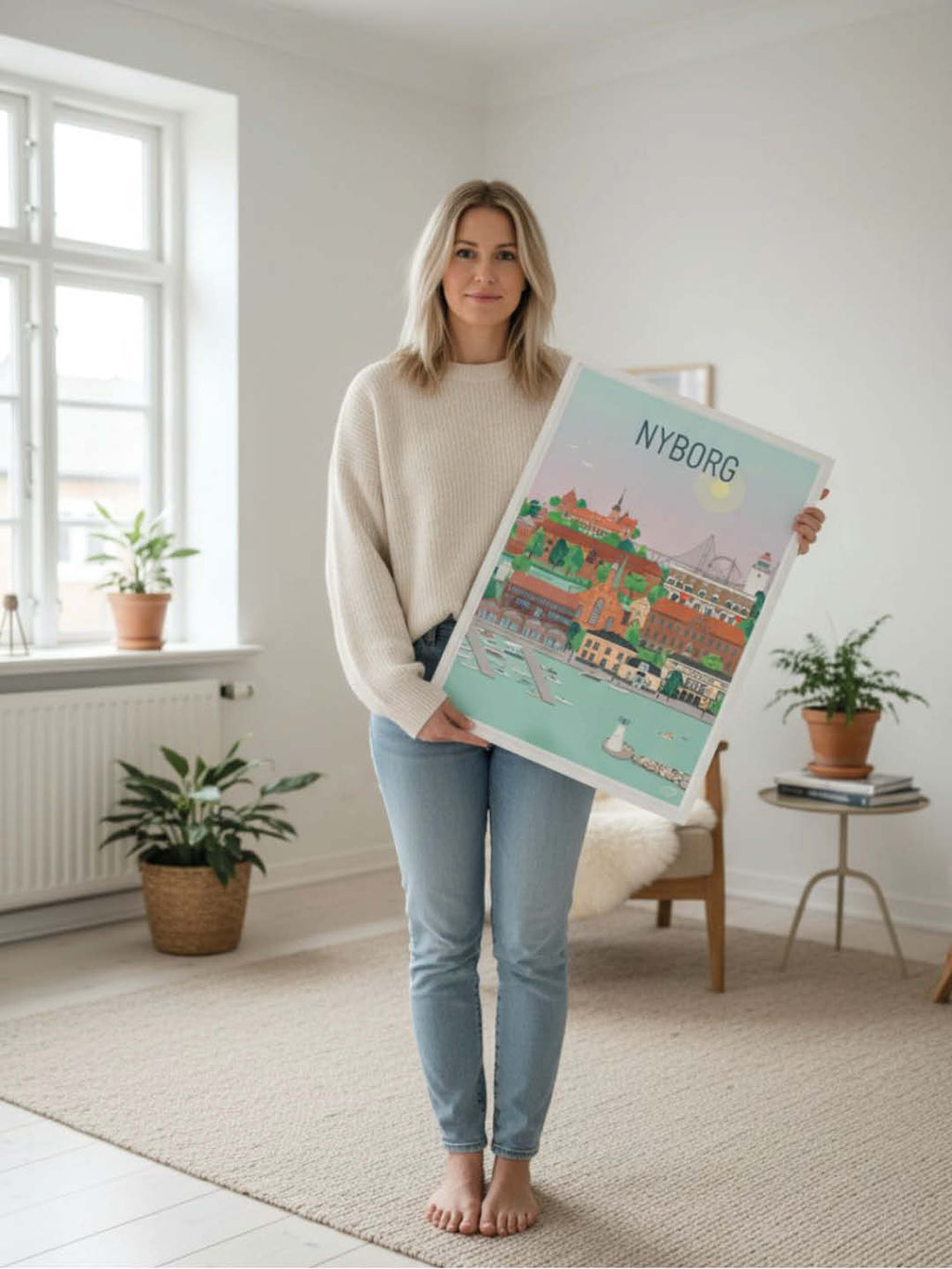 Nyborg plakat - gave byplakat