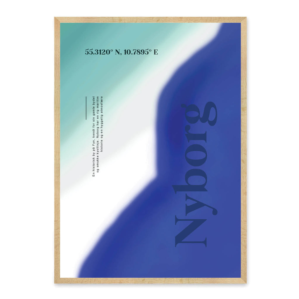 Nyborg plakat - gave byplakat