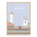 Ølgod plakat - gave byplakat