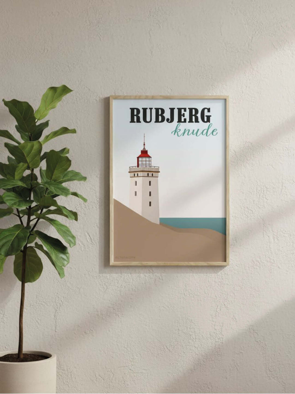 Rubjerg Knude plakat - gave byplakat