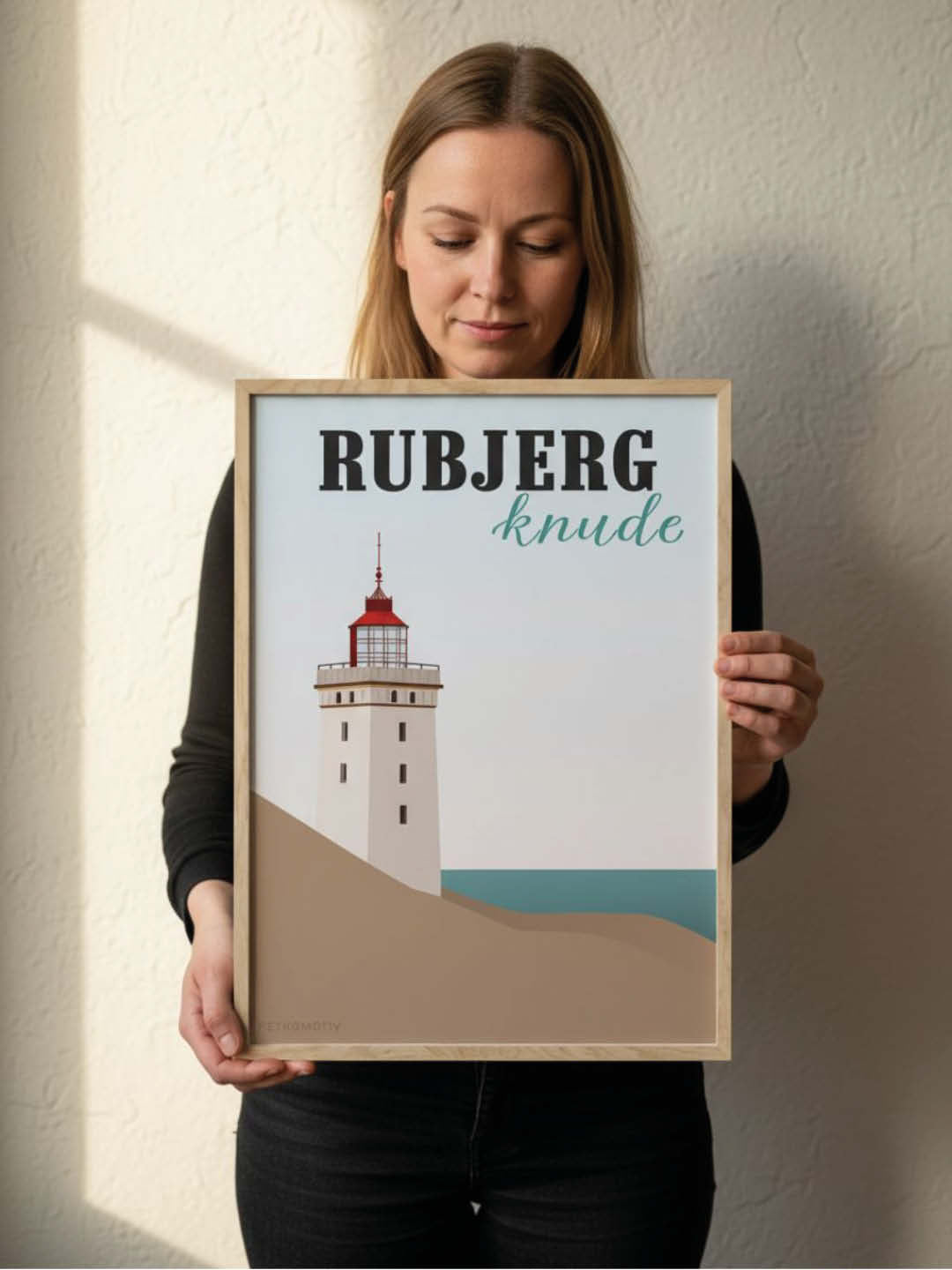 Rubjerg Knude plakat - gave byplakat