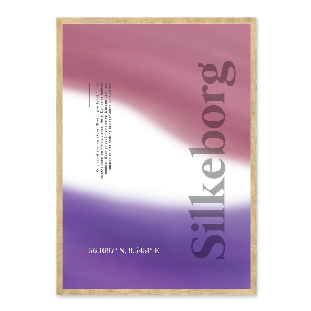Silkeborg plakat - gave byplakat