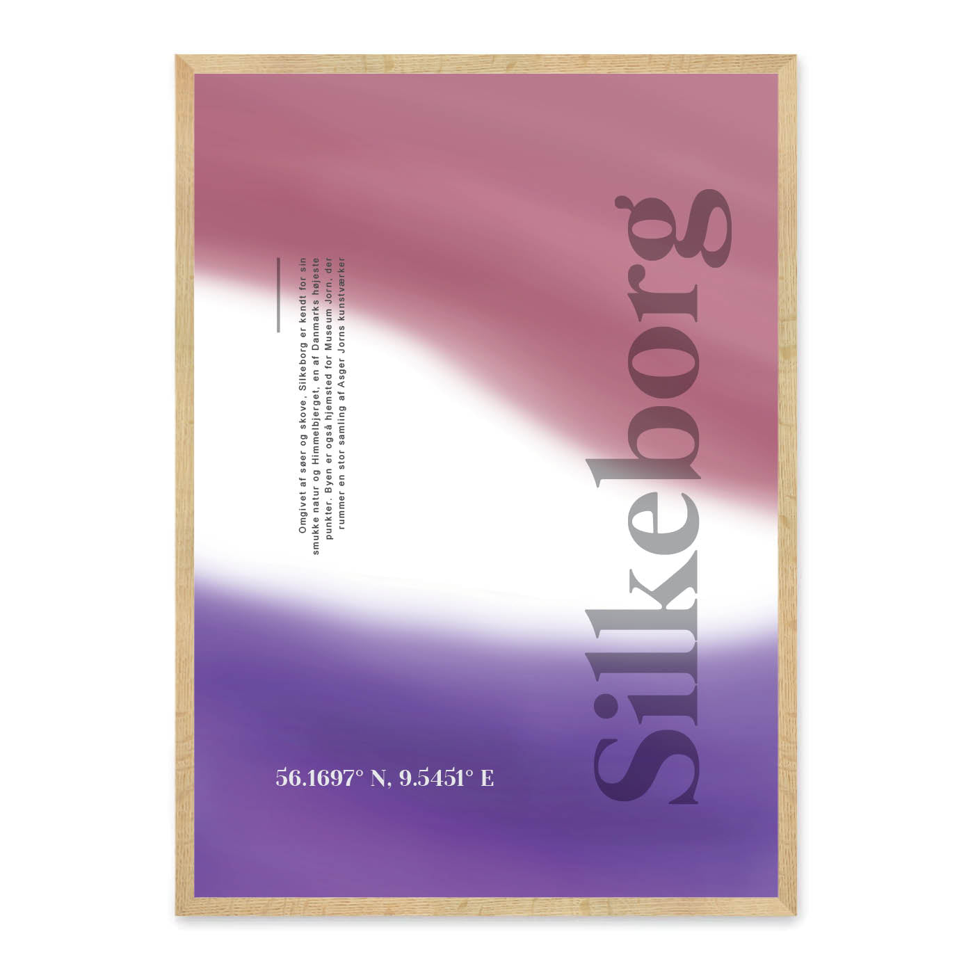 Silkeborg plakat - gave byplakat