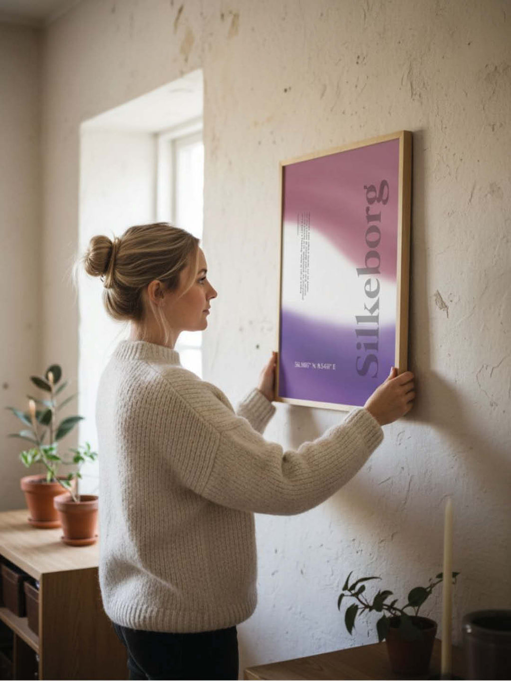 Silkeborg plakat - gave byplakat