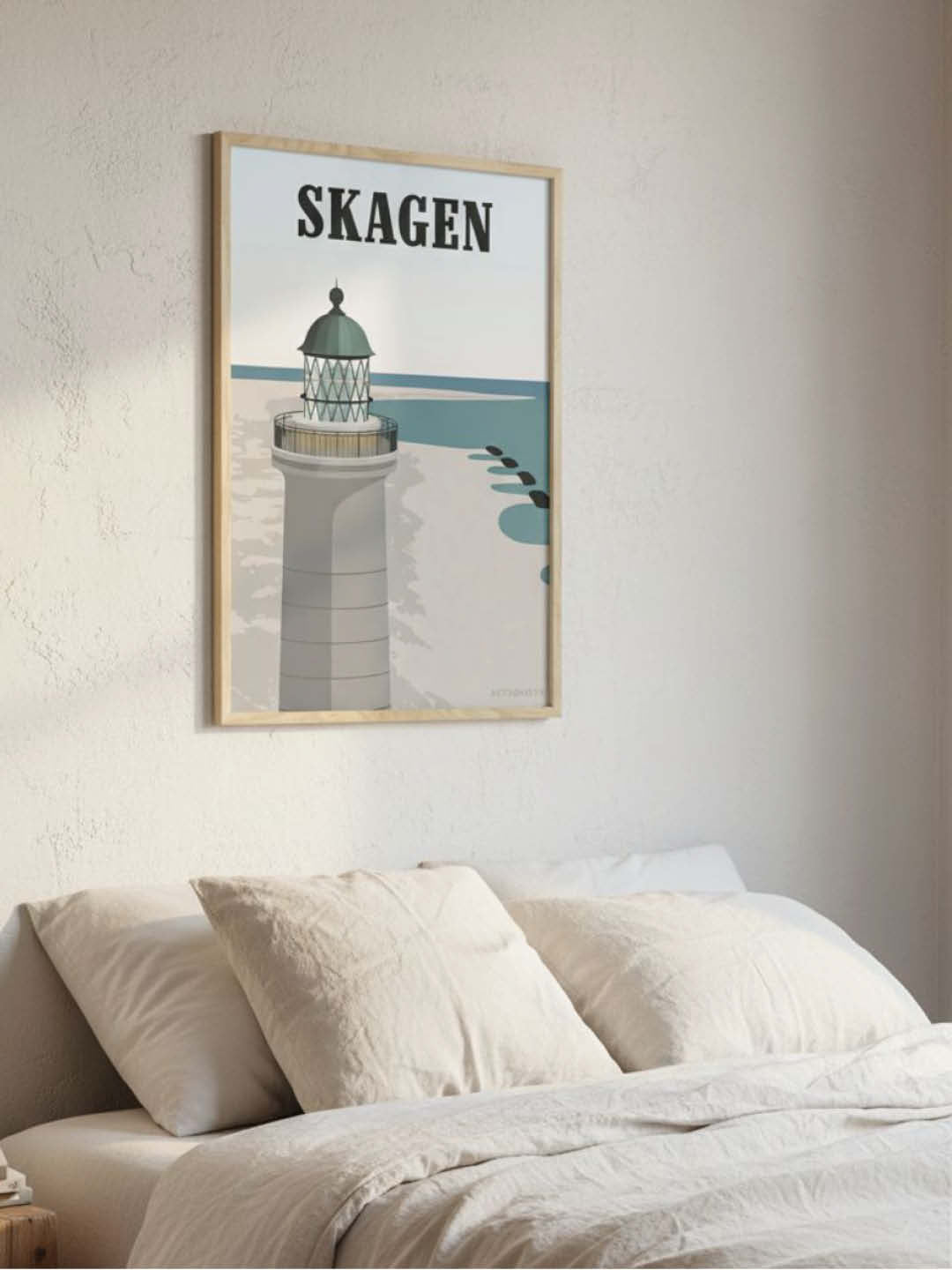 Skagen plakat - gave byplakat