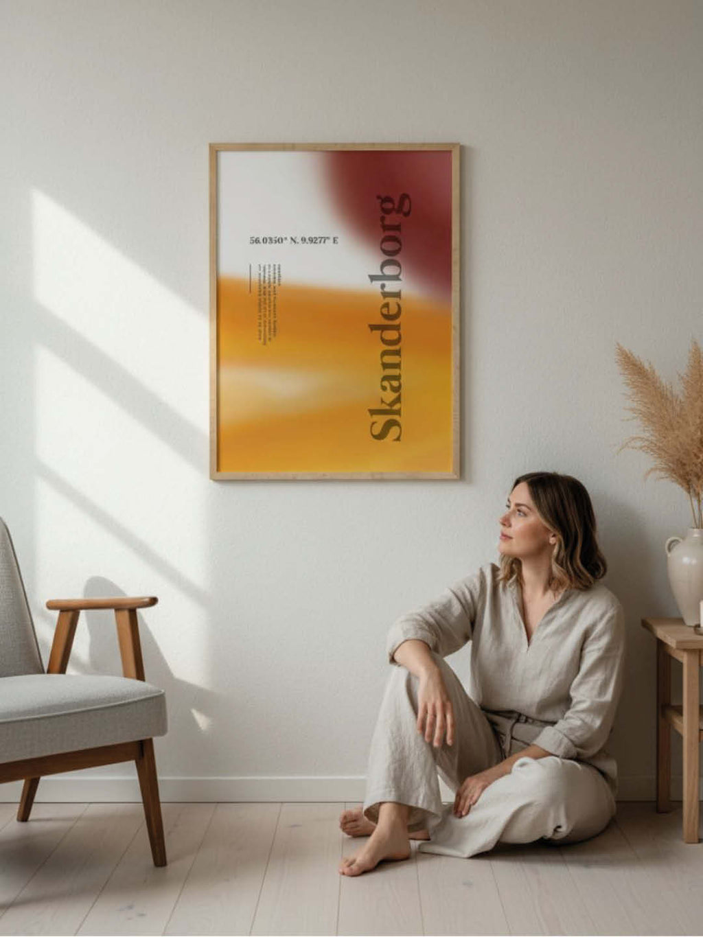 Skanderborg plakat - gave byplakat